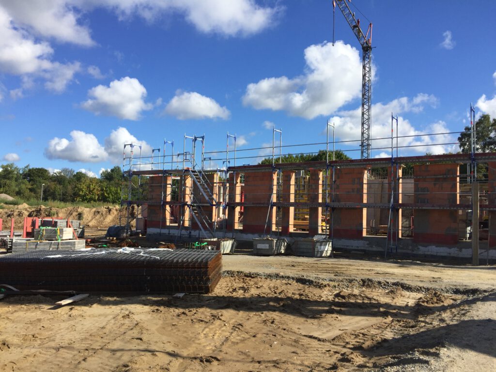 Baustelle Außenwände