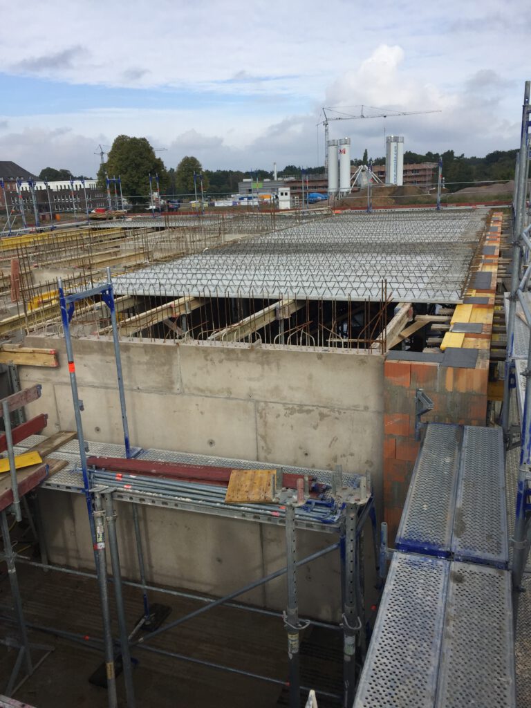 Baustelle Betondecken